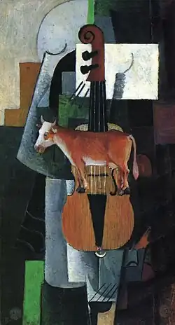 Cow and Fiddle, 1913, Russisch Museum, St-Petersburg