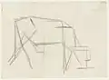 11. Theo van Doesburg. Koe. Potlood op papier. 11,5 × 16&nbsp;cm. New York, Museum of Modern Art.