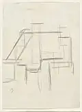 5. Theo van Doesburg. Koe. Potlood op papier. 16 × 11,5&nbsp;cm. New York, Museum of Modern Art.