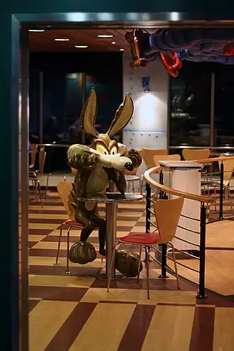 Beeld van Wile E. Coyote, 2008.