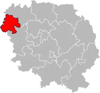 Locatie van het kanton