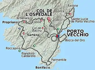 Routekaart van de Internationaal Wegcriterium 2012