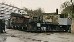 Beeld van de renovatie van het terrein in 1995