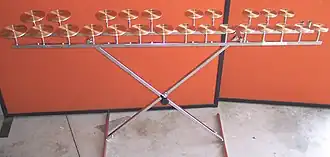 Crotales met een bereik van twee octaven