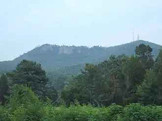 Crowder's Mountain in juli 2007