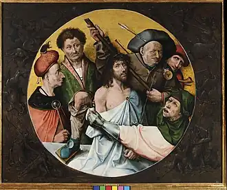 Navolger van Jheronimus Bosch. De doornenkroning. Ca. 1533 of later. San Lorenzo de El Escorial, El Escorial.