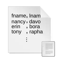 voorbeeld van een *.csv