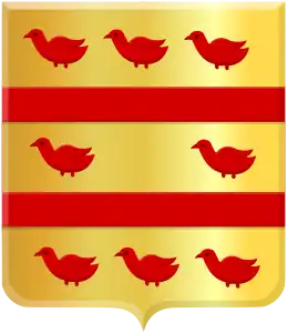 Het wapen van Cuijk en Sint Agatha