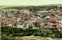 Tekening van Cumaná uit de jaren 1860