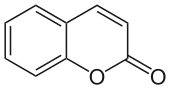 Structuurformule van cumarine