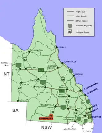 Cunnumulla in Queensland