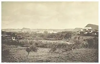Uitzicht op het fort in 1887.