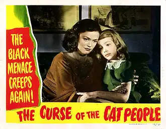 Advertentie voor The Curse of the Cat People