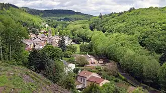 Gezicht op Cuxac-Cabardès