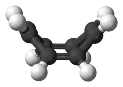 Molecuulmodel van cyclo-octatetraeen