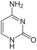 Structuurformule van cytosine