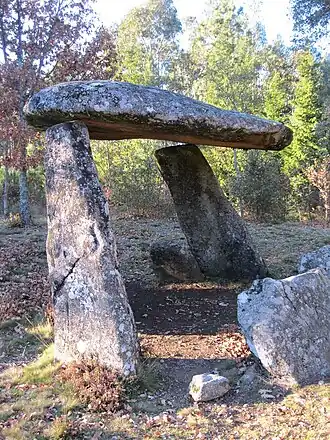 Hunebed bij Espírito Santo da Arca