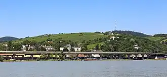 brug nabij Nussdorf (gebouwd in 1983)