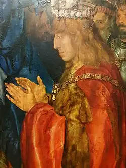 Detail, keizer Maximilian I