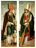Sint-Stanislaus en Adalbert van Praag door Hans Dürer, Ca. 1530.