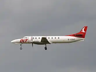 D-COLT, een Fairchild Metroliner van OLT in 2007.