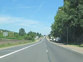 D306 tussen Anse en Limas