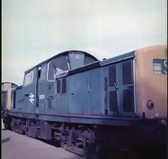 De D8574 in de werkplaats van Glasgow