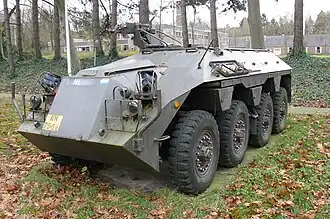 DAF YP-408 bij het Cavaleriemuseum Amersfoort