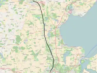 Spoorlijn Eutin - Bad Schwartau op de kaart