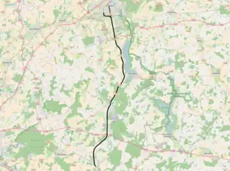 Spoorlijn Lübeck - Büchen op de kaart