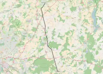 Spoorlijn Schwarzenbek - Bad Oldesloe op de kaart