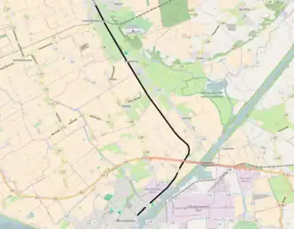 Spoorlijn St Michaelisdonn - Brunsbüttel Nord op de kaart