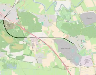 Spoorlijn Alsen - Lägerdorf op de kaart