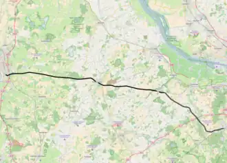 Spoorlijn Bremerhaven-Wulsdorf - Buchholz op de kaart