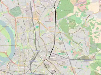 Spoorlijn Rath - Lierenfeld op de kaart