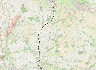 Spoorlijn Oldenburg - Osnabrück op de kaart