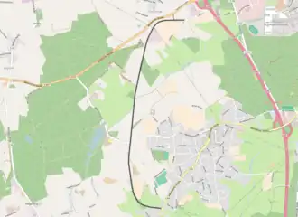 Spoorlijn Borgstede - Bramloge op de kaart