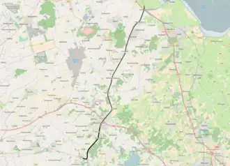 Spoorlijn Ellenserdamm - Ocholt op de kaart