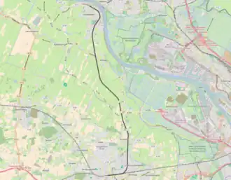 Spoorlijn Delmenhorst - Lemwerder op de kaart