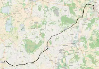 Spoorlijn Nienburg - Rahden op de kaart