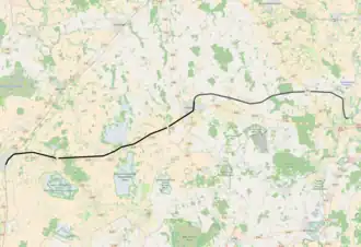 Spoorlijn aansluiting Lohe - Diepholz op de kaart