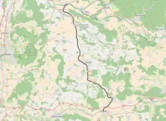 Spoorlijn Wulften - Leinefelde op de kaart