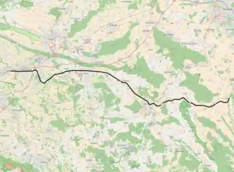 Spoorlijn Elze - Löhne op de kaart