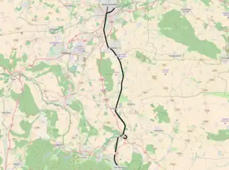 Spoorlijn Braunschweig - Bad Harzburg op de kaart