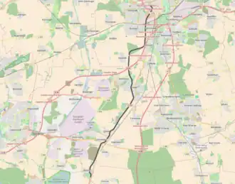 Spoorlijn Braunschweig West - Salzgitter-Barum op de kaart