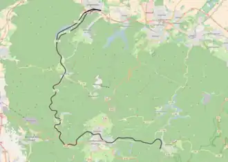 Spoorlijn Langelsheim - Altenau op de kaart