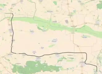 Spoorlijn Jerxheim - Nienhagen op de kaart