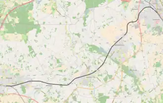 Spoorlijn Ochtrup - Rheine op de kaart