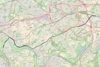 Spoorlijn Essen-Überruhr - Bochum-Langendreer op de kaart