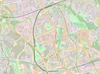 Spoorlijn Essen-Altenessen - Essen Nord op de kaart